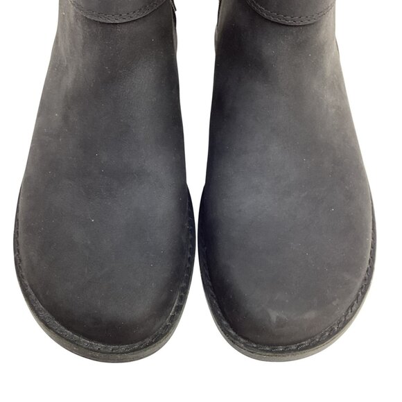 Merrell Andover Bluff Waterproof Womens 8 Nubuck Leather Ankle Booties Black Buc - Picture 6 of 13